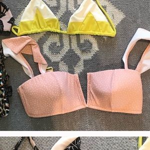 Amuse Society pink bathing suit top